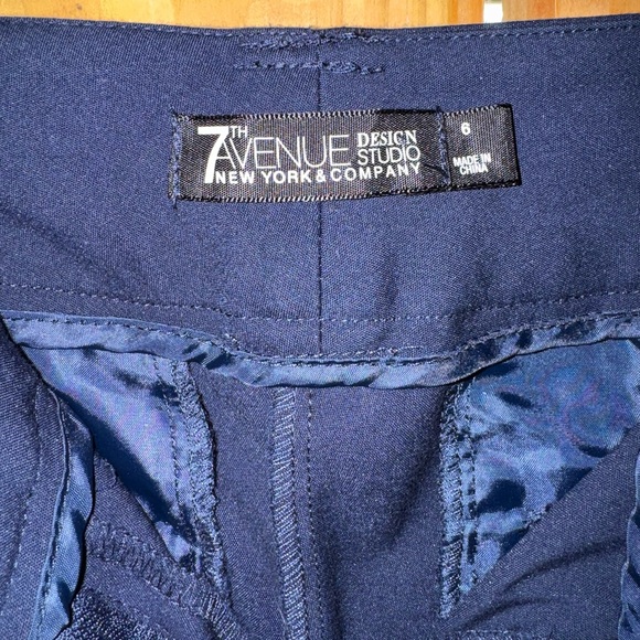 7th avenue navy dress pants - Picture 2 of 4